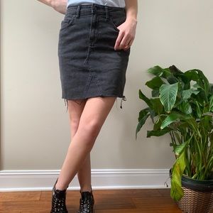 Old Navy black washed denim skirt!
